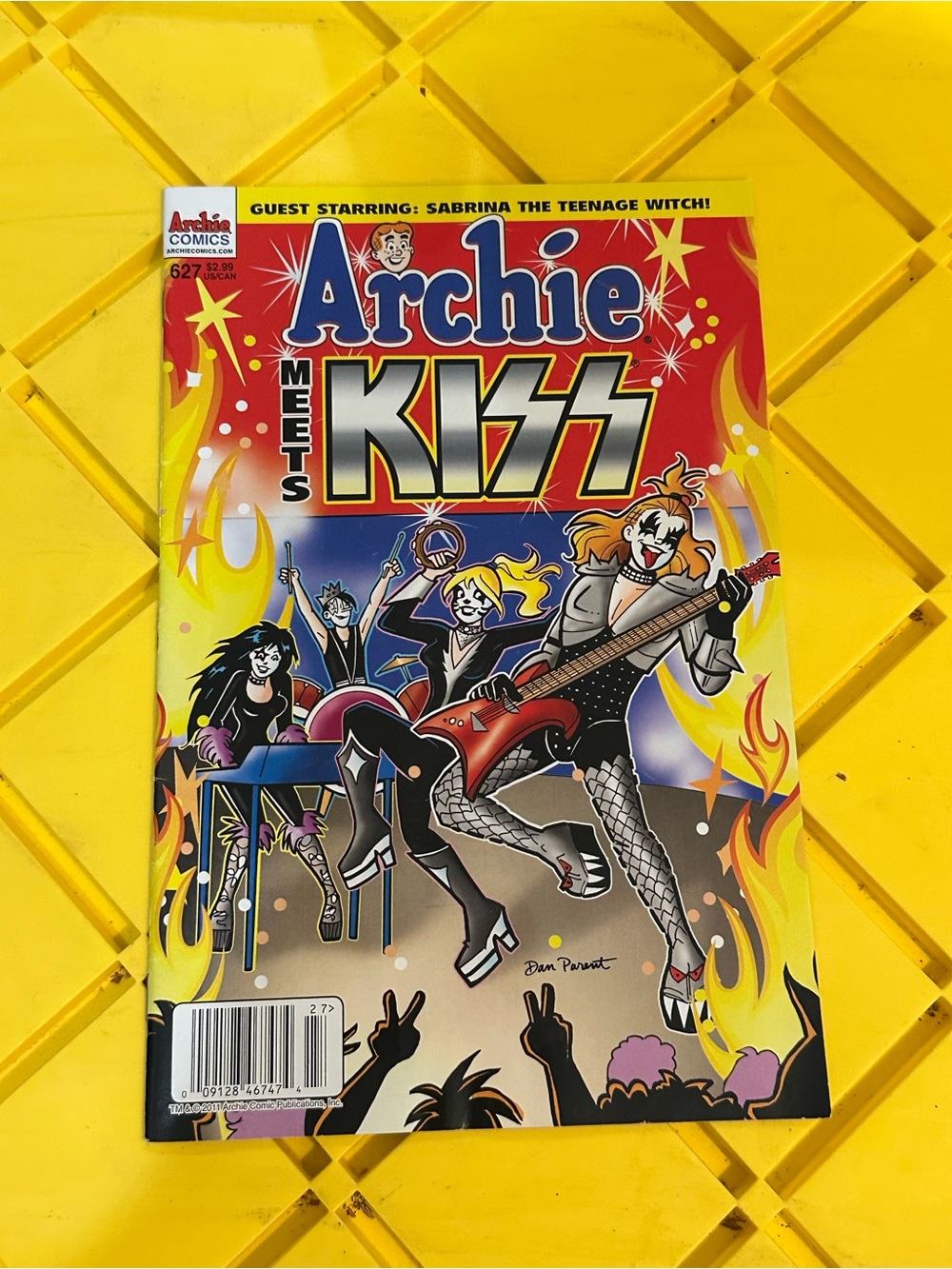 Archie Meets KISS Comic Book - Red & Yellow Cover